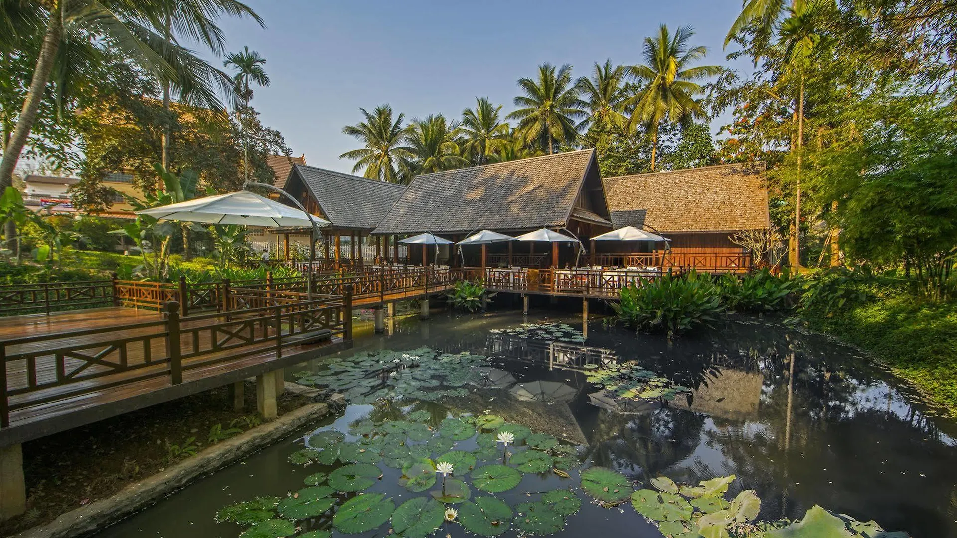 Parasol Blanc Luang Prabang
